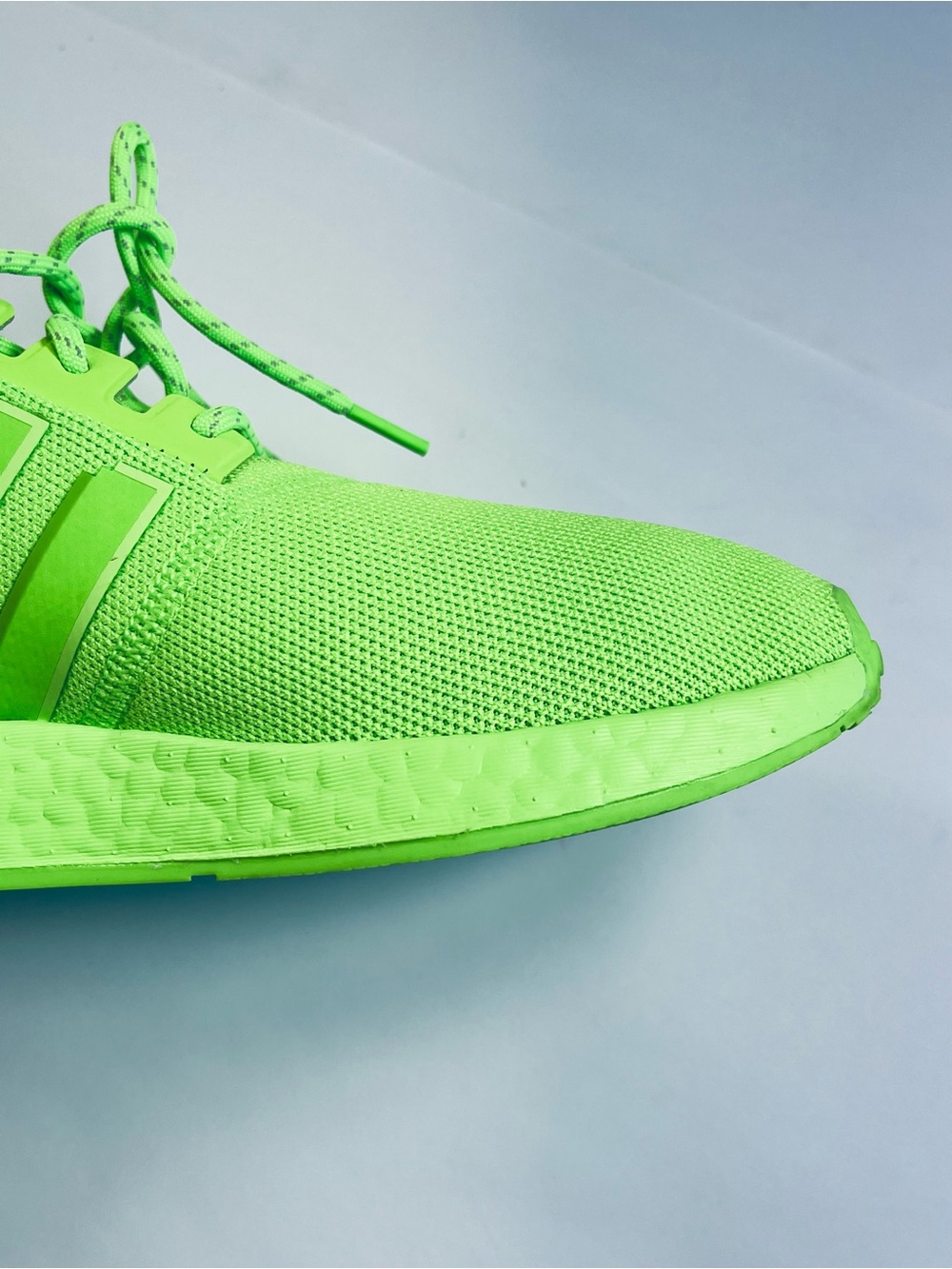 Adidas NMD R 1 Athletic Shoes #IE7277 Solar Neon Green Women’s:9 1/2 Sneakers - Picture 11 of 15